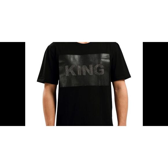 Hudson Nyc Men's King Bling Graphic T-Shirt Black Size Small - Picture 2 of 4